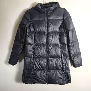 Eddie Bauer Black Luna Peak Down Parka Jacket Women’s Puffer Coat-Size M